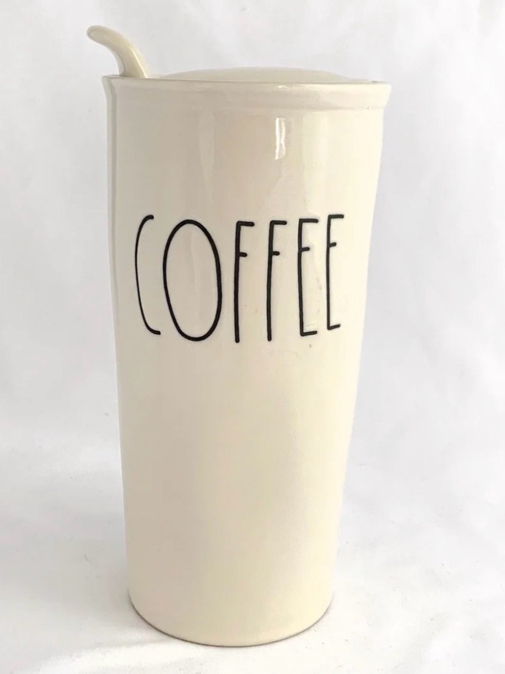 RAE DUNN- Coffee Ceramic cup with Lid